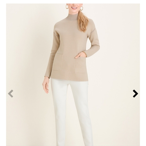 Chicos Milano-Stitch Mock-Neck Pullover Sweater - Picture 2 of 7